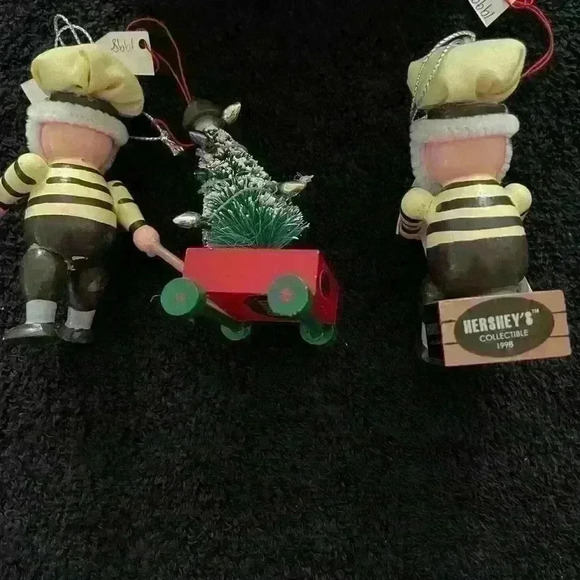 Vintage 1998 Set Kurt Adler Chocolate Santa Elf - Picture 7 of 8